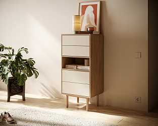 Комод Alice высокий с ящиками