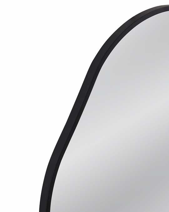 купить черное настенное зеркало "нора"