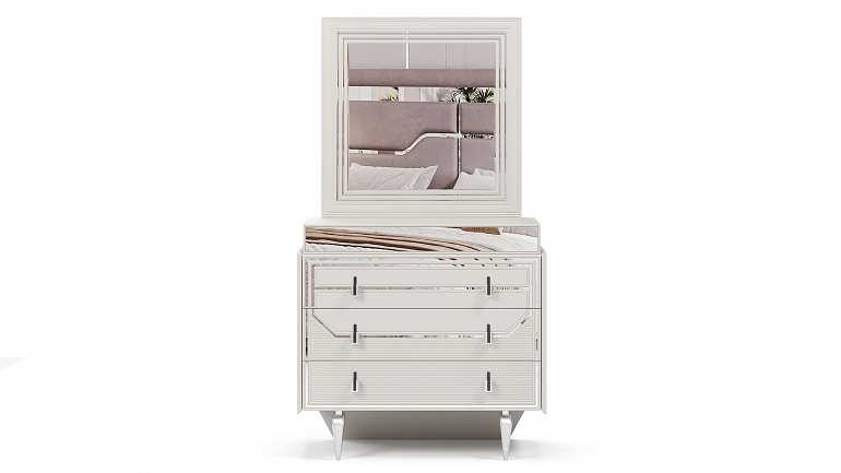 Спальный гарнитур "Стиль" silver