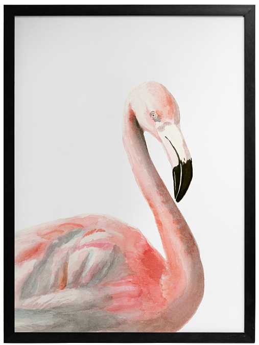 картина "фламинго"