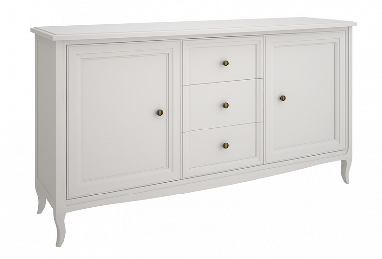 Комод Majessa White широкий