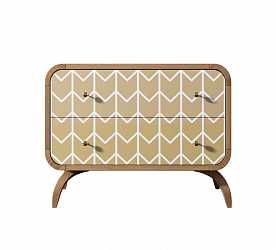 Комод "Ellipse" с двумя ящиками, print 1