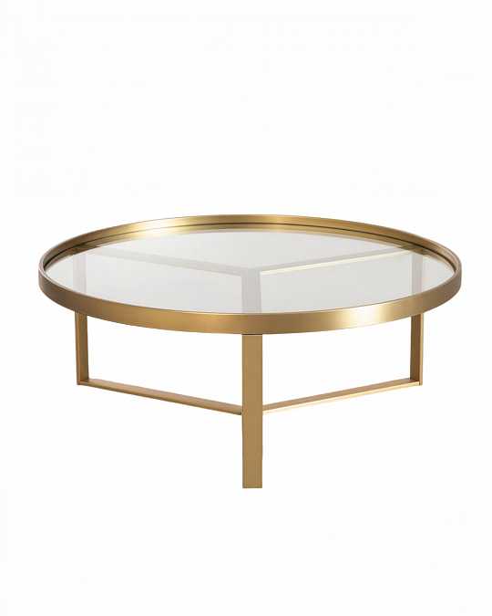 купить золотой журнальный столик "ульм"