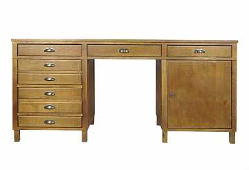 Рабочий стол с ящиками и дверцей Gouache Birch