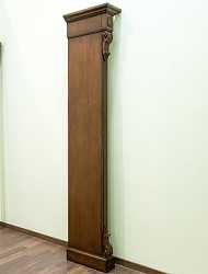 Боковая панель из дерева для книжного шкафа