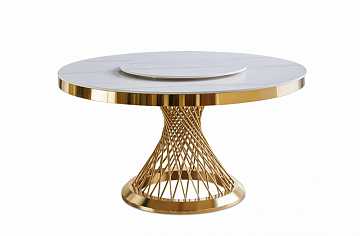 Стол обеденный Мелоди white gold