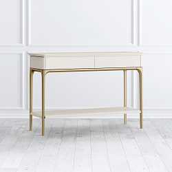 Консоль с полкой Primo gold малая