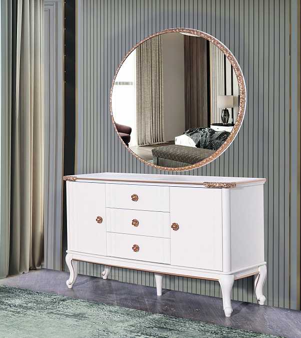 Спальный гарнитур "Мия" крем