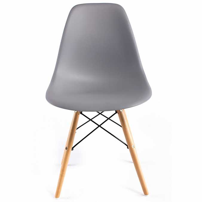 Серый стул eames