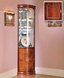 Витрина угловая Атланта Pecan №529