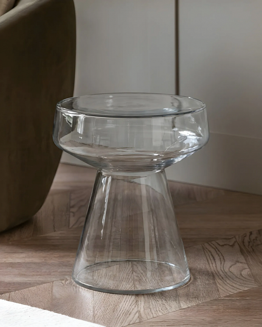 купить прозрачный приставной столик "флумс"