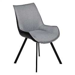 Стул Soft серо-голубой