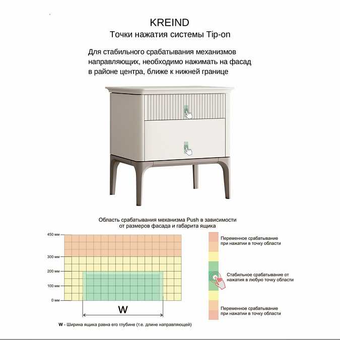 Консоль с тумбой Primo 2 ящика