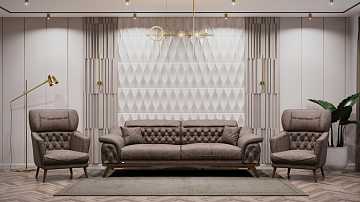 Диван с креслами "Граф"