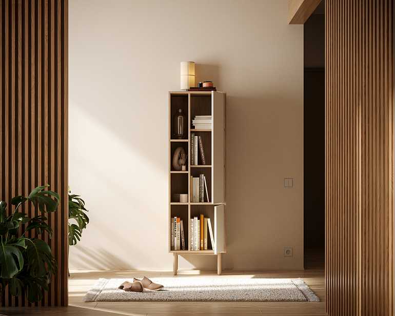 купить комод alice высокий с дверками alc12