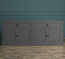Комод Palermo Gray с четырьмя дверками