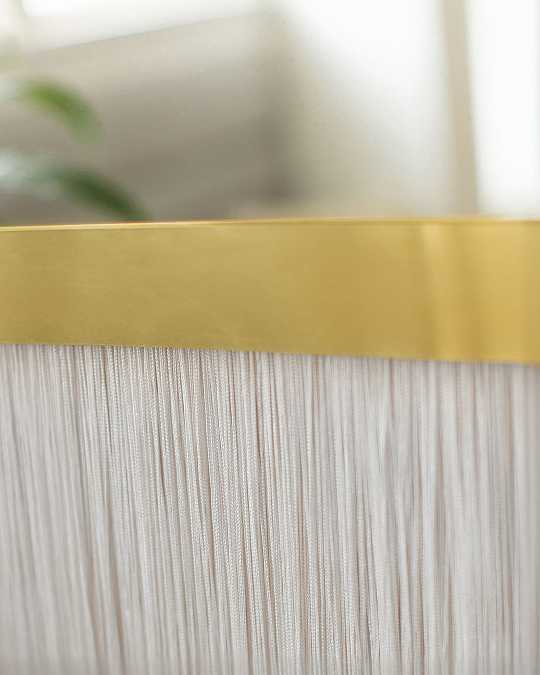 купить декоративное зеркало "арья" с белой бахромой