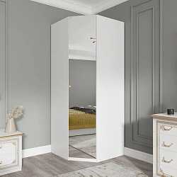 Шкаф угловой Грация с зеркалом, золото