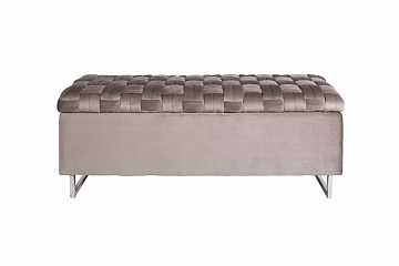 Банкетка Garda бежевая с ящиком