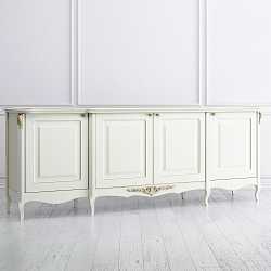 Комод широкий с 4 дверцами Atelier gold