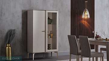 Витрина двухдверная Palermo cream