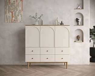 Комод с тремя дверками и шестью ящиками Arka