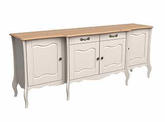 Большой комод Лебо антик с 4 дверками