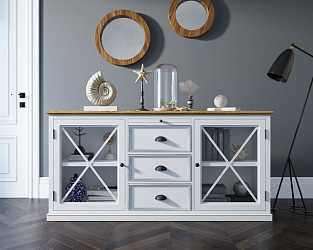Комод Palermo со стеклянными дверками