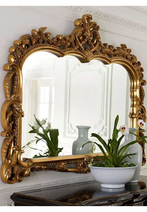 купить зеркало в раме жаклин, antique gold/28