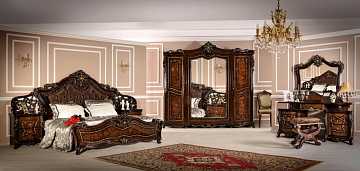 Спальня "Джоконда" корень дуба, 6-дв. шкаф