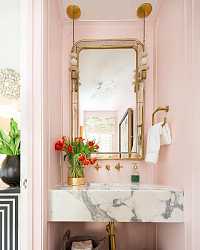 Зеркало "Гийом" gold