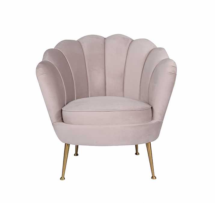 Кресло велюровое 87YY-1907 KRES pink
