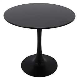 Стол круглый Tulip черный