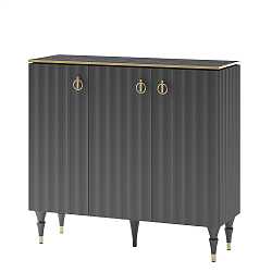 Комод для гостиной высокий Лоренсо графит