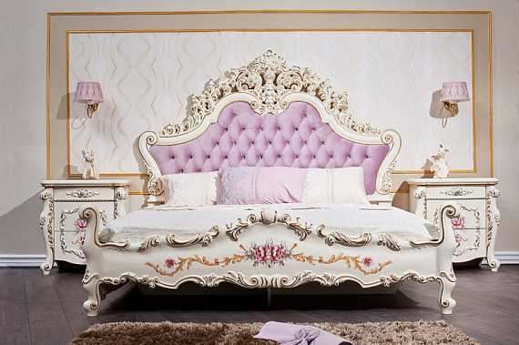Кровать "Венеция Classic" 180*200 (крем)