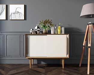 Комод Bruni white с 2 дверками