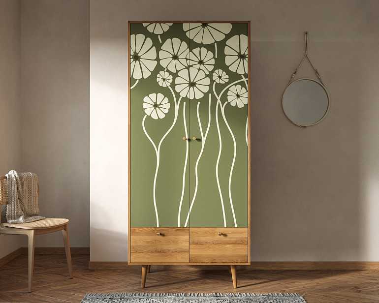 купить шкаф двухстворчатый "berber" (53 принт)