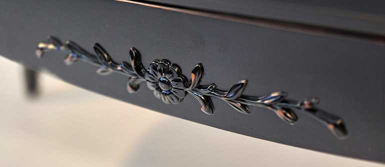 Консоль с ящиками Belveder Black ST9158 FN