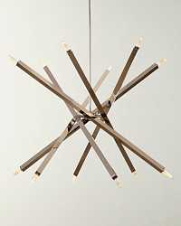 Серебряная люстра "Пэрис"