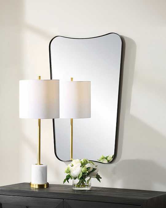 купить черное настенное зеркало "кейн"