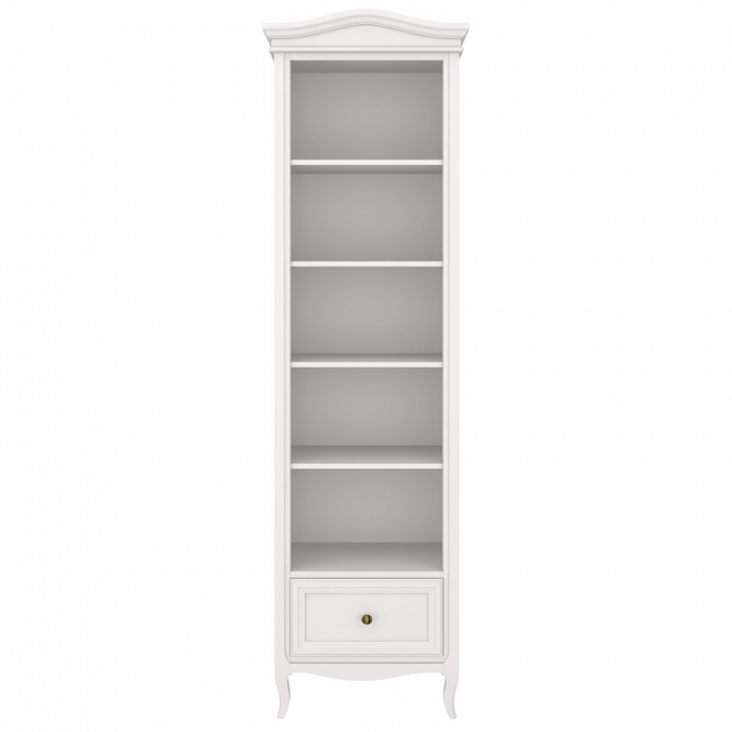 Стеллаж узкий Majessa White