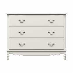 Комод 3 ящика Верден слоновая кость