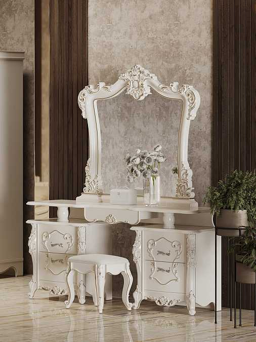 Гарнитур для спальни "Джоконда " 3 ст. (крем)