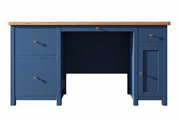 Большой рабочий стол "Jules Verne" с узкой тумбой