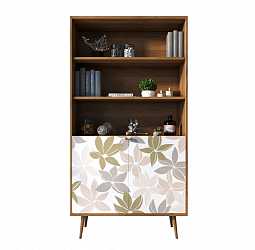 Стеллаж с дверками "Berber" (27 принт)