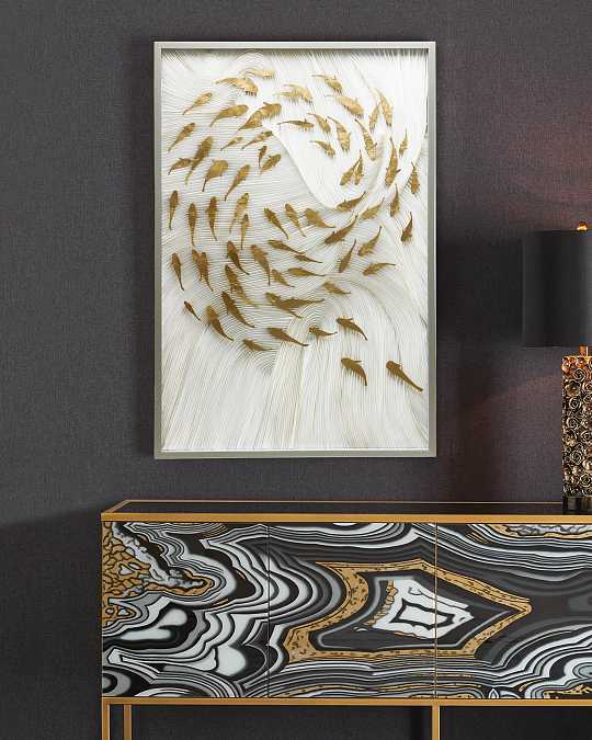 купить интерьерное панно "shoal"