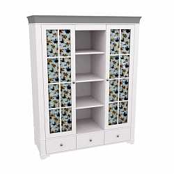 Шкаф 2-дверный с полками Бейли антрацит 88417