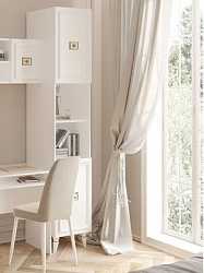 Шкаф однодверный Виктория белый с золотом