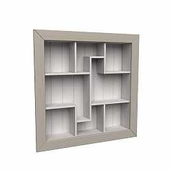 Стеллаж настенный Бейли антрацит