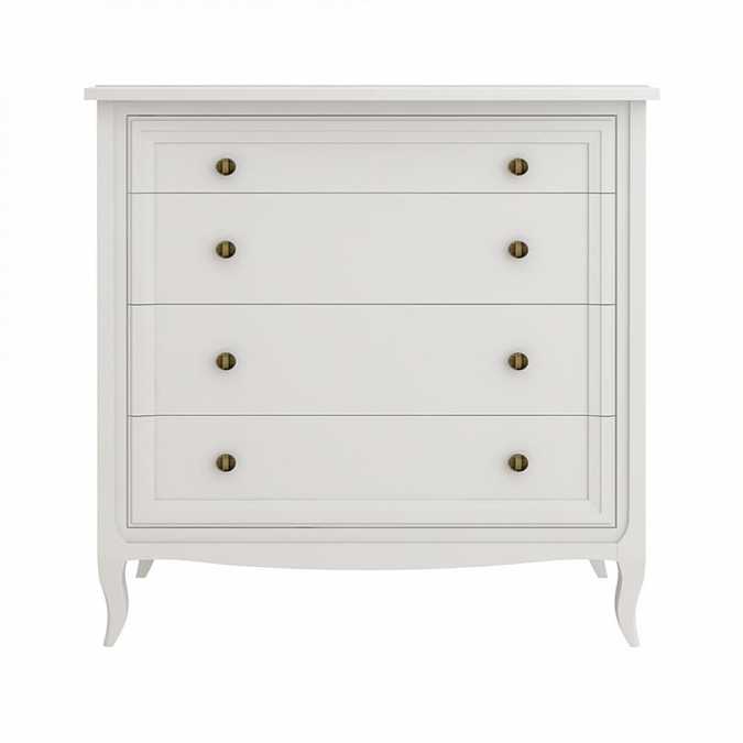 Комод Majessa White 4 ящика